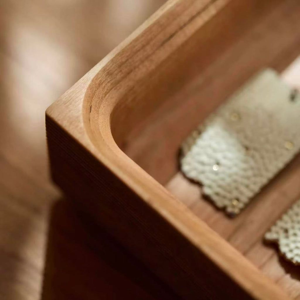 Linea Minimalist Desktop Wooden Storage Box