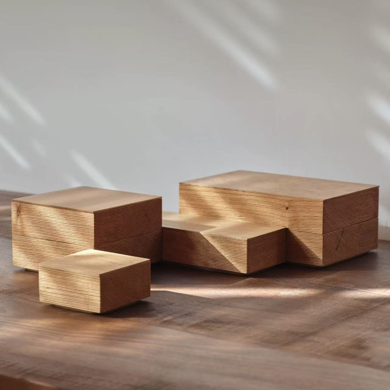 Linea Minimalist Desktop Wooden Storage Box