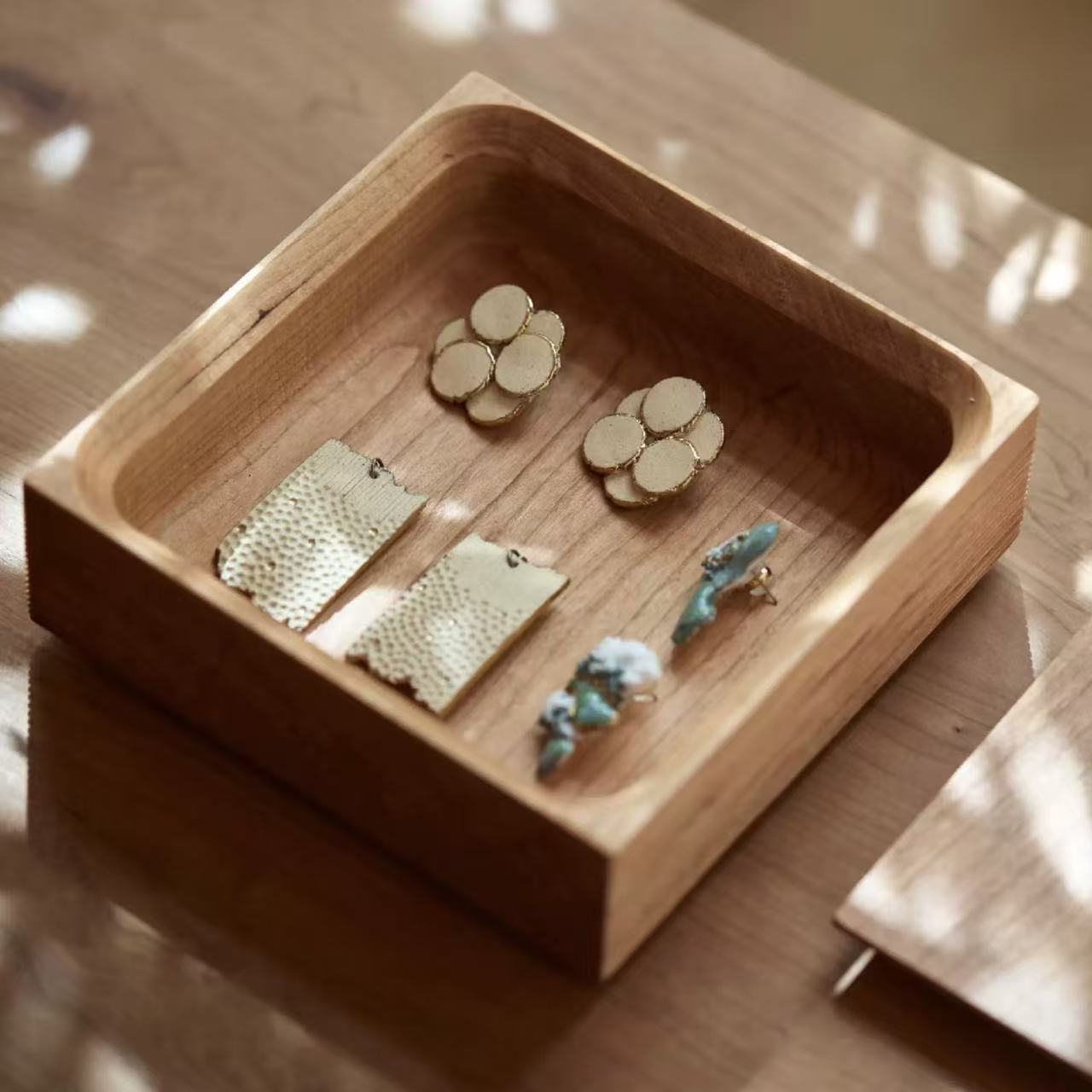 Linea Minimalist Desktop Wooden Storage Box