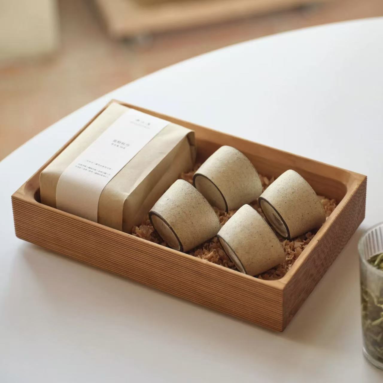 Linea Minimalist Desktop Wooden Storage Box