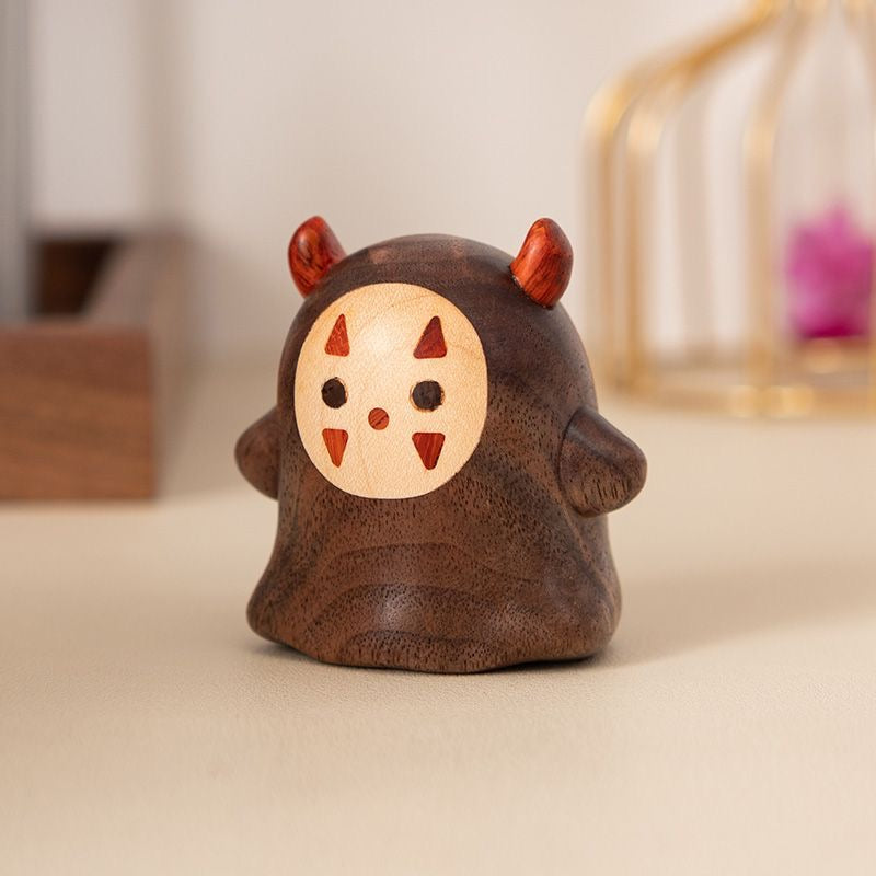 No-Face Walnut Ornament