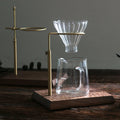 KAVÉ Handcrafted Walnut V60 Coffee Dripper Stand