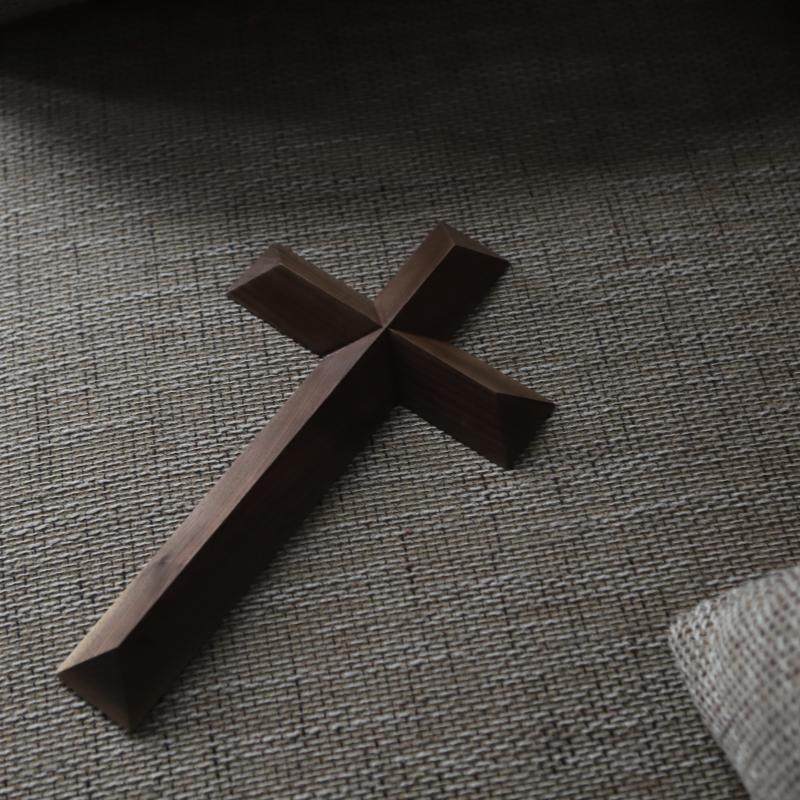 Amen Solid Wood Cross