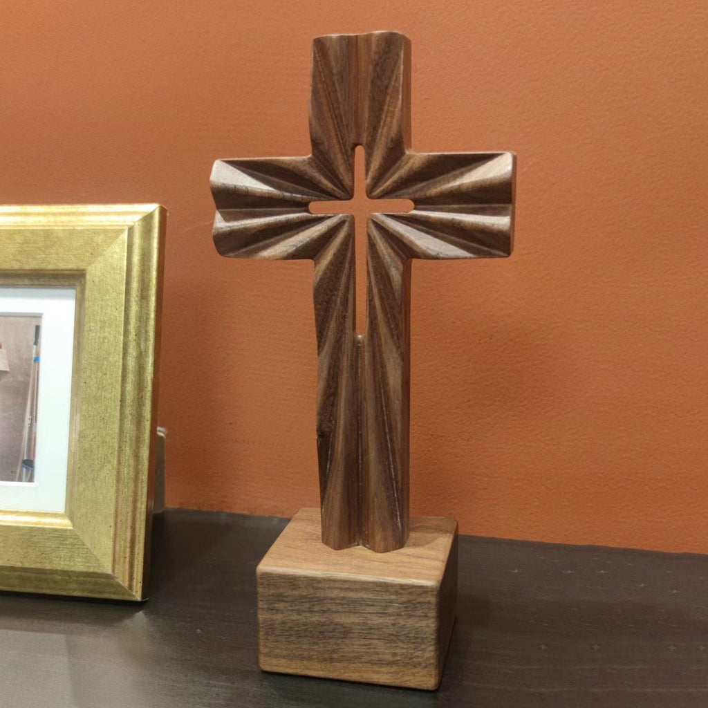 Amen Solid Wood Cross
