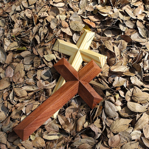 Amen Solid Wood Cross