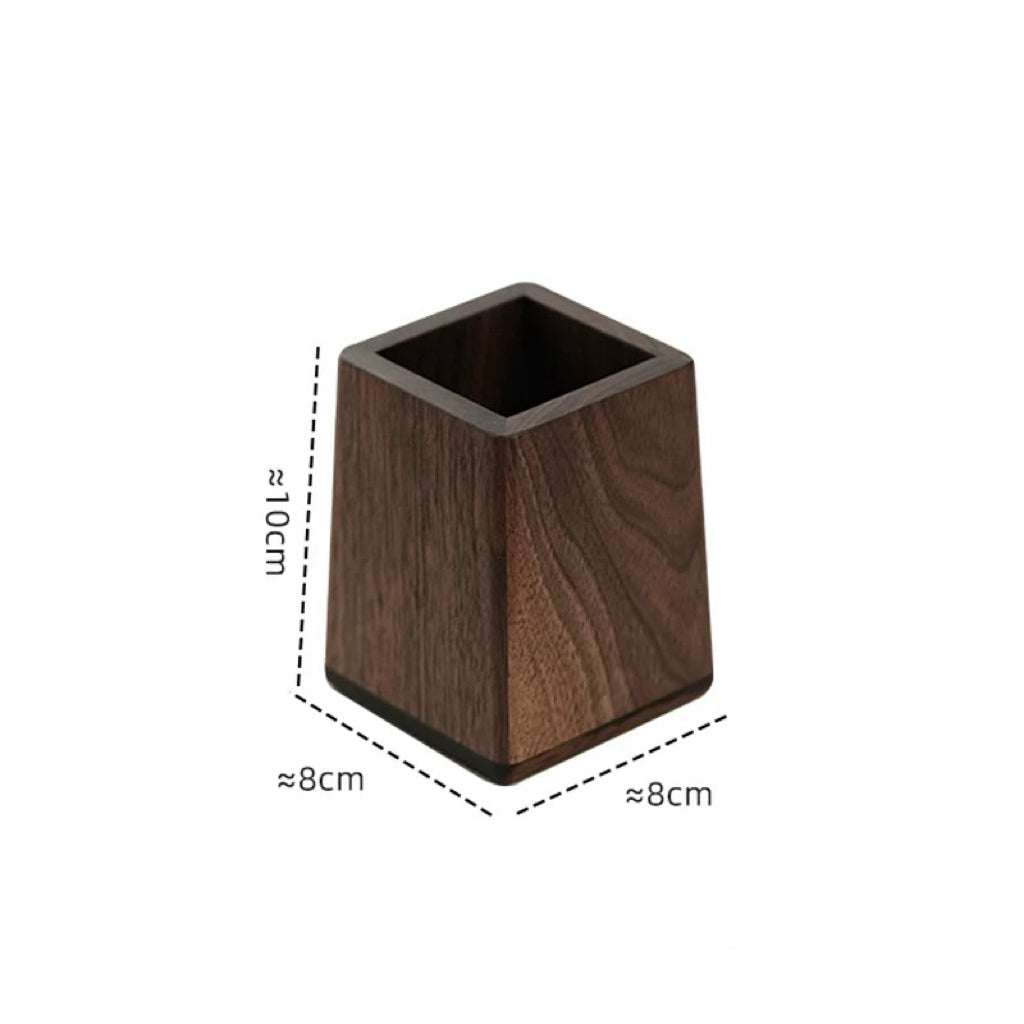 BrewTidy Walnut Coffee Stick Storage Box