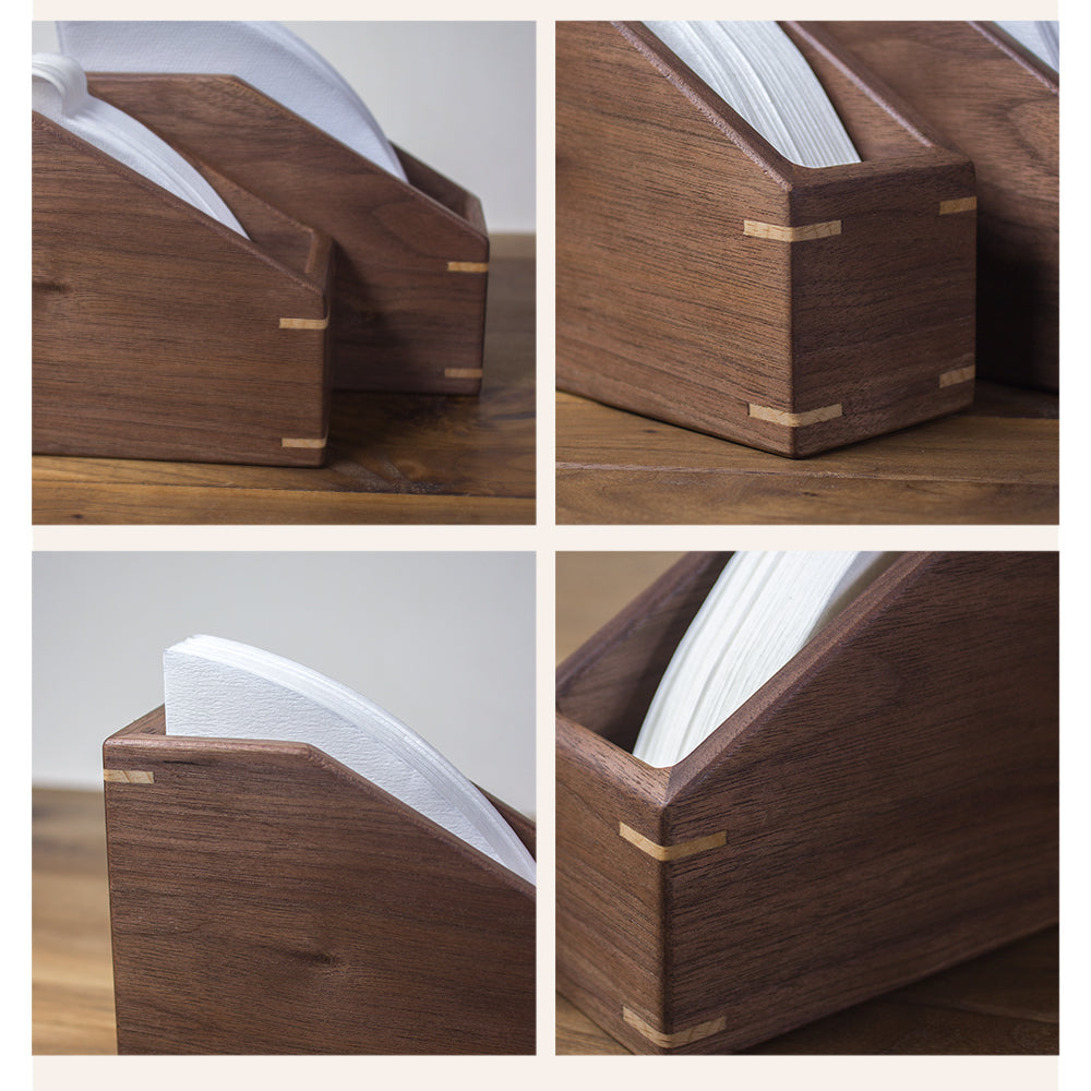 KAVÉ Walnut V60 Coffee Filter Paper Holder