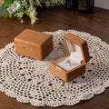 Lumina Natural Solid Wood Ring Box