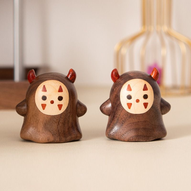No-Face Walnut Ornament