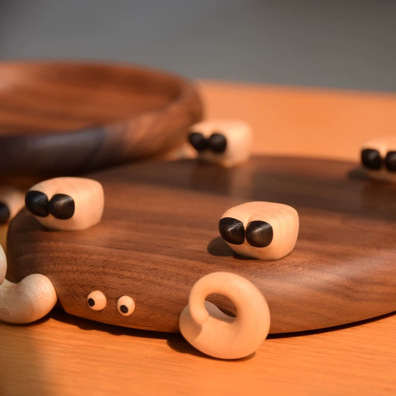 Adorable Lamb Walnut Storage Tray