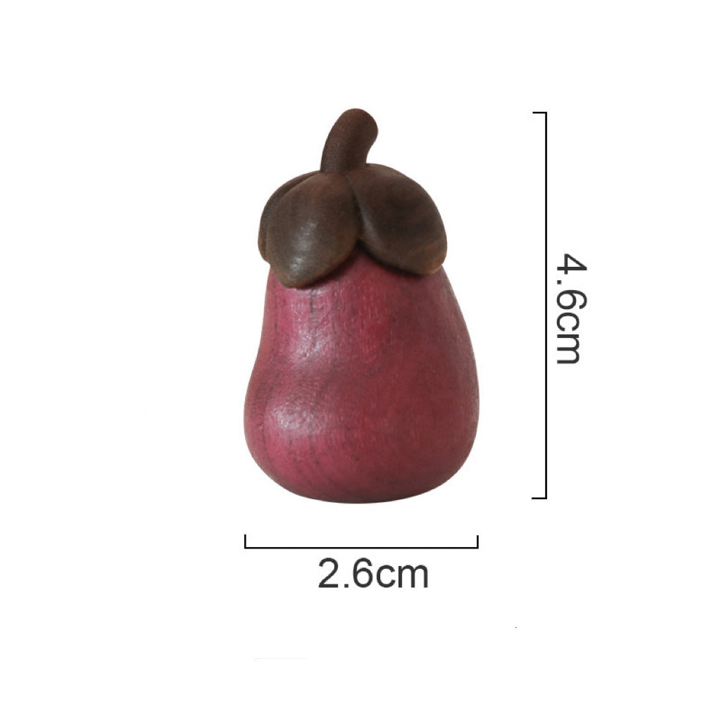 Juicy Wooden Fruit Ornament