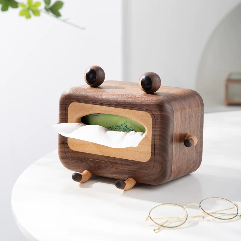 GuaGua Walnut Tissue Box