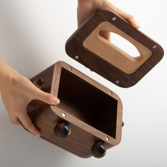 GuaGua Walnut Tissue Box