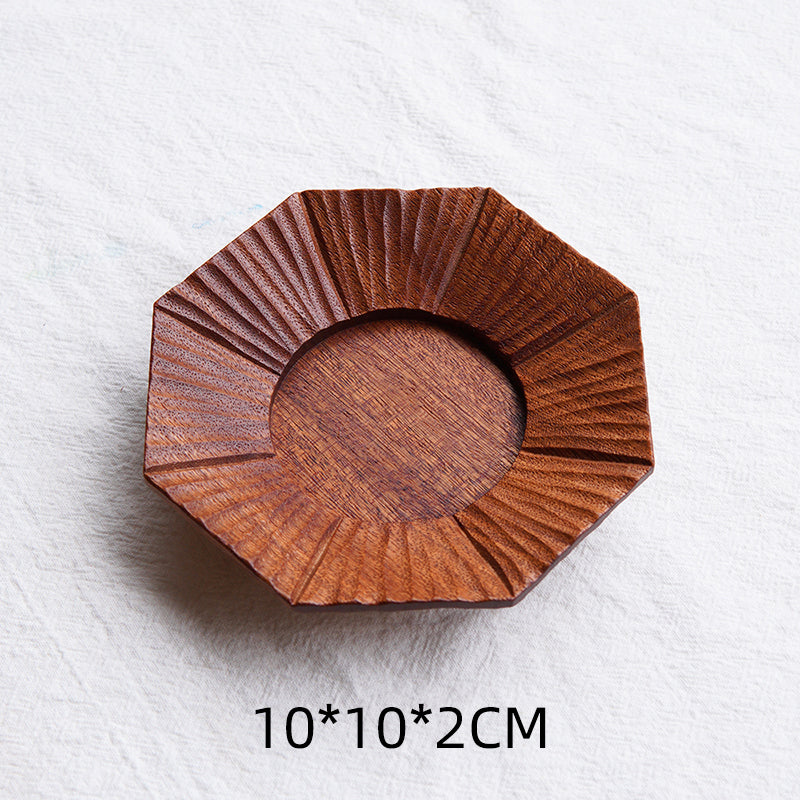 Bloom Handcrafted Floral Wooden Tea Coasters