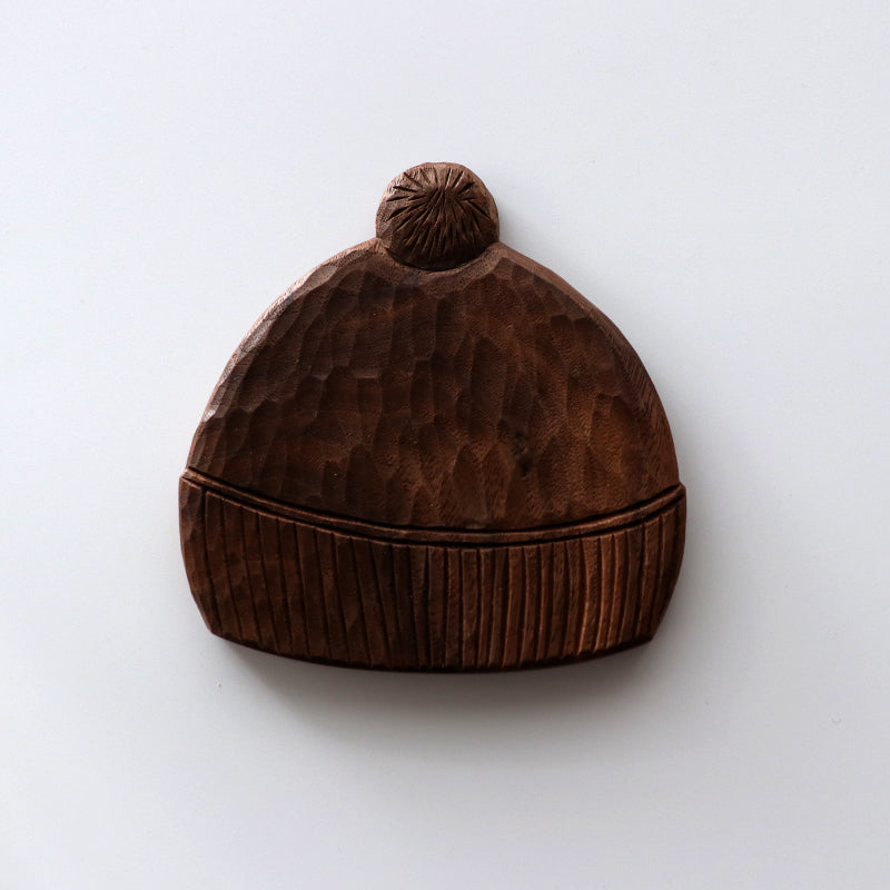Hats & Hugs Handcrafted Solid Wood Tray & Coaster