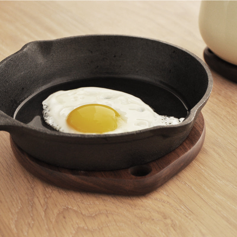 Hollow Minimalist Walnut Wood Trivet