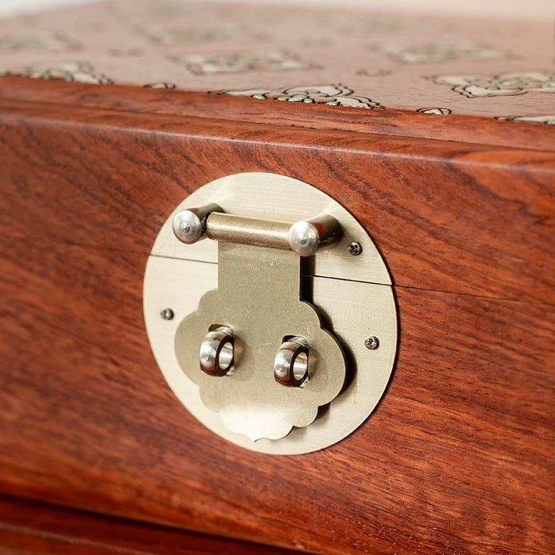 Maison Retro Style Solid Wood Jewelry Storage Box