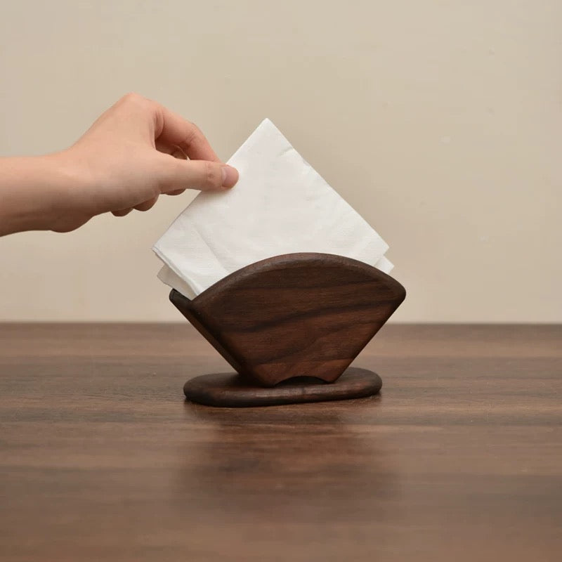 Barista Walnut V60 Coffee Filter Paper Holder