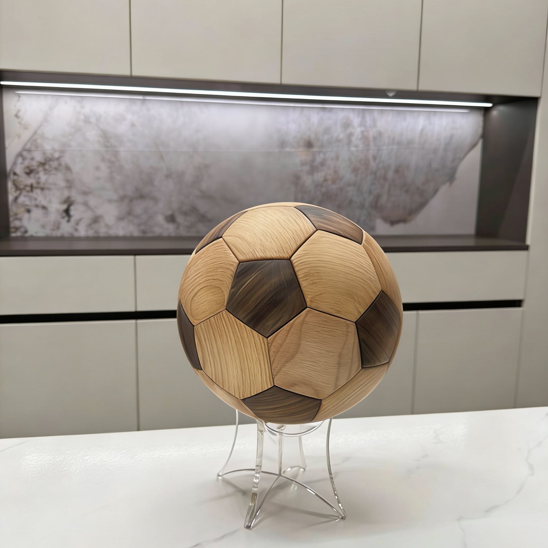 Luban 3D Wooden Soccer Puzzle
