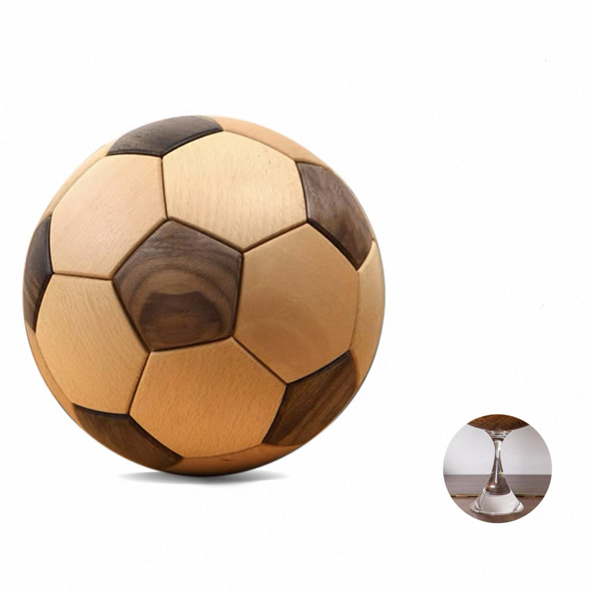 Luban 3D Wooden Soccer Puzzle