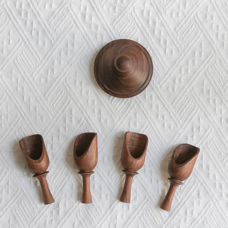 Beanory Walnut Solid Wood Coffee Bean Scoop