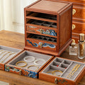 Orna Luxury Rosewood Jewelry Organizer Cabinet