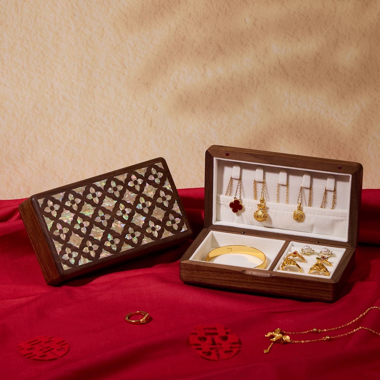 Lumen Mother-of-Pearl Inlaid Jewelry Box