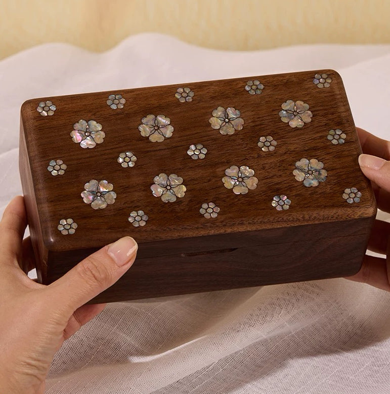 Vela Mother-of-Pearl Inlaid Jewelry Box