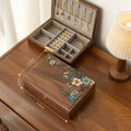 Eira Walnut Hand-Painted Jewelry Box