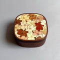 Inlaya Handmade Walnut Retro Magnetic Jewelry Box
