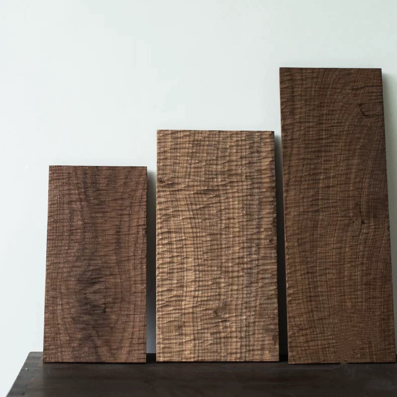 TLine Handcrafted Textured Walnut Tea Tray