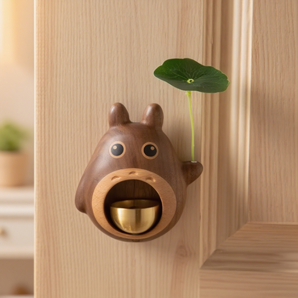 ToTo Walnut Fridge Magnetic Doorbell