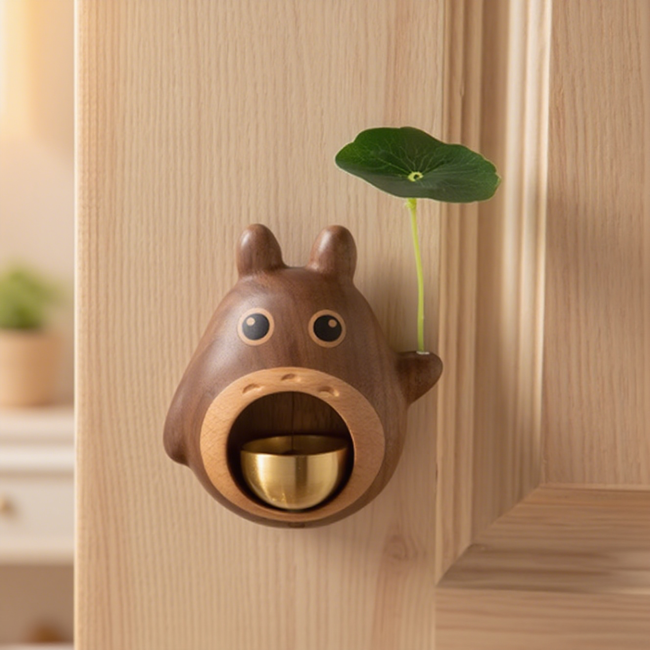 ToTo Walnut Fridge Magnetic Doorbell