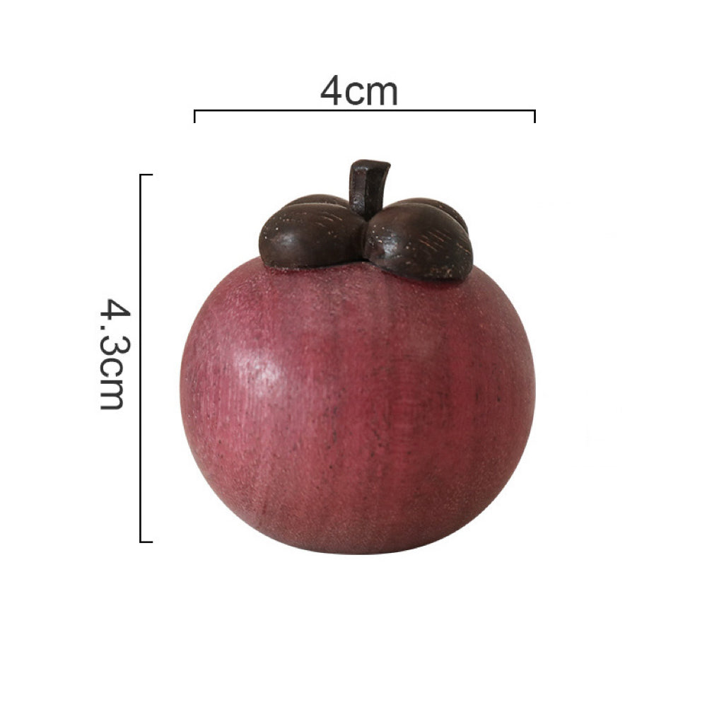 Juicy Wooden Fruit Ornament
