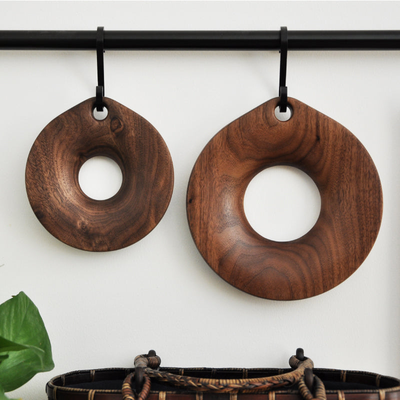Hollow Minimalist Walnut Wood Trivet