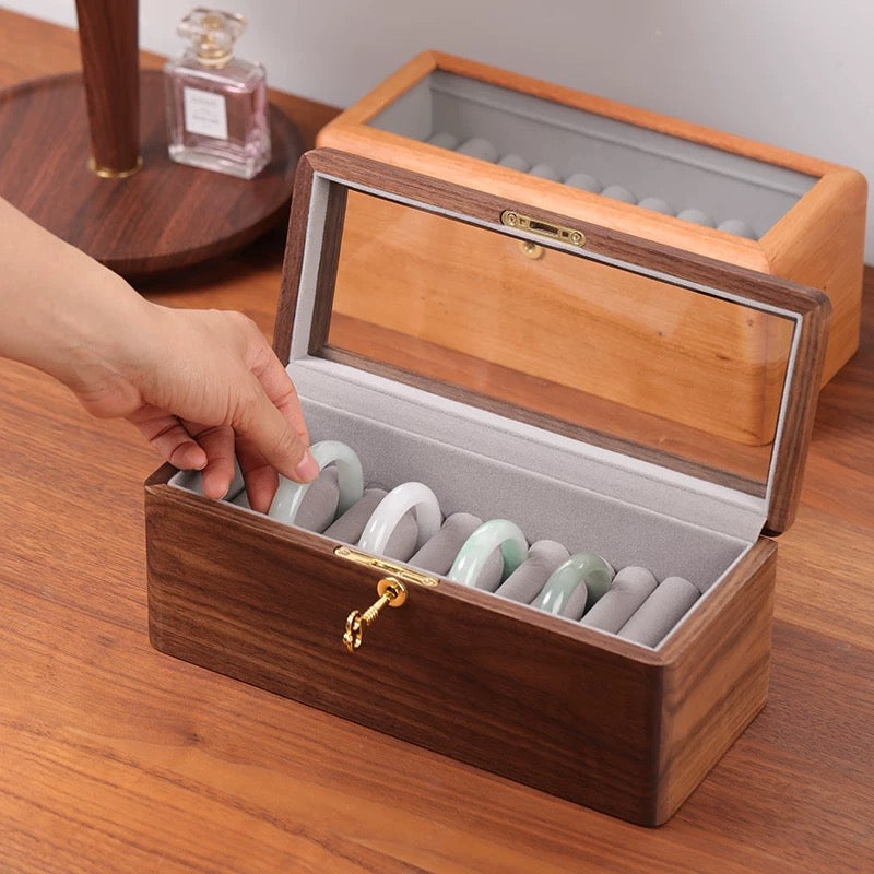 Mira Solid Wood Bangle Box