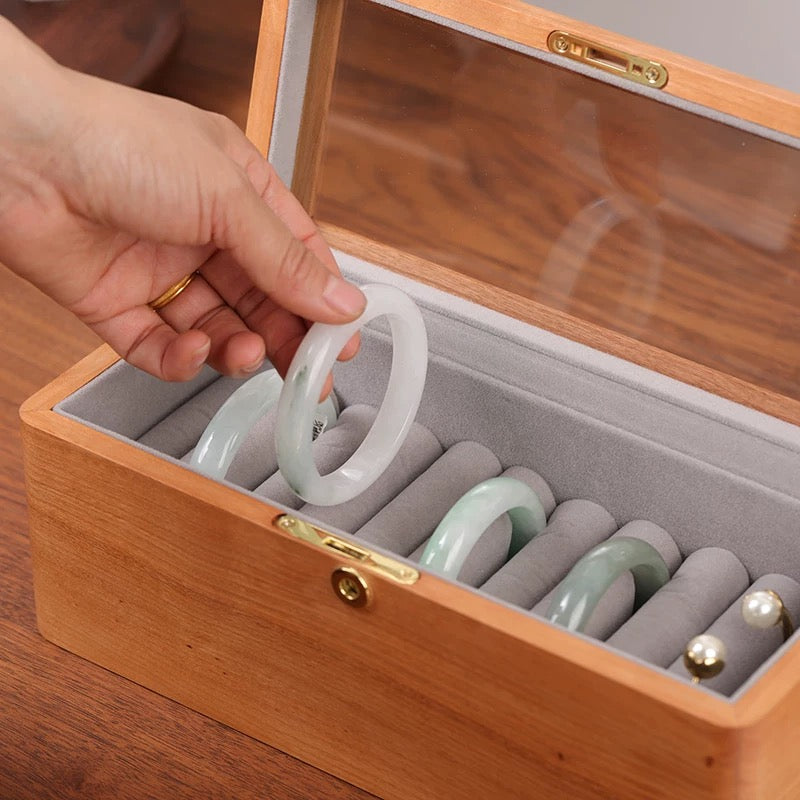 Mira Solid Wood Bangle Box
