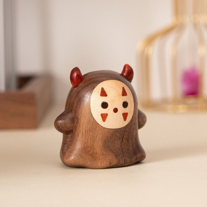 No-Face Walnut Ornament