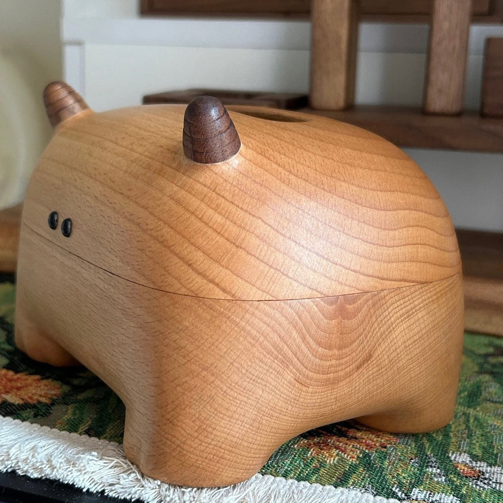 Little Monster Beech Wood Tissue Box