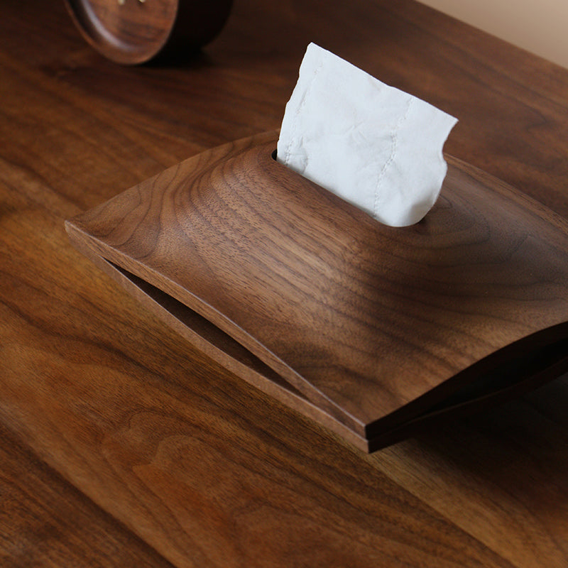 NatureLine Walnut Tissue Box