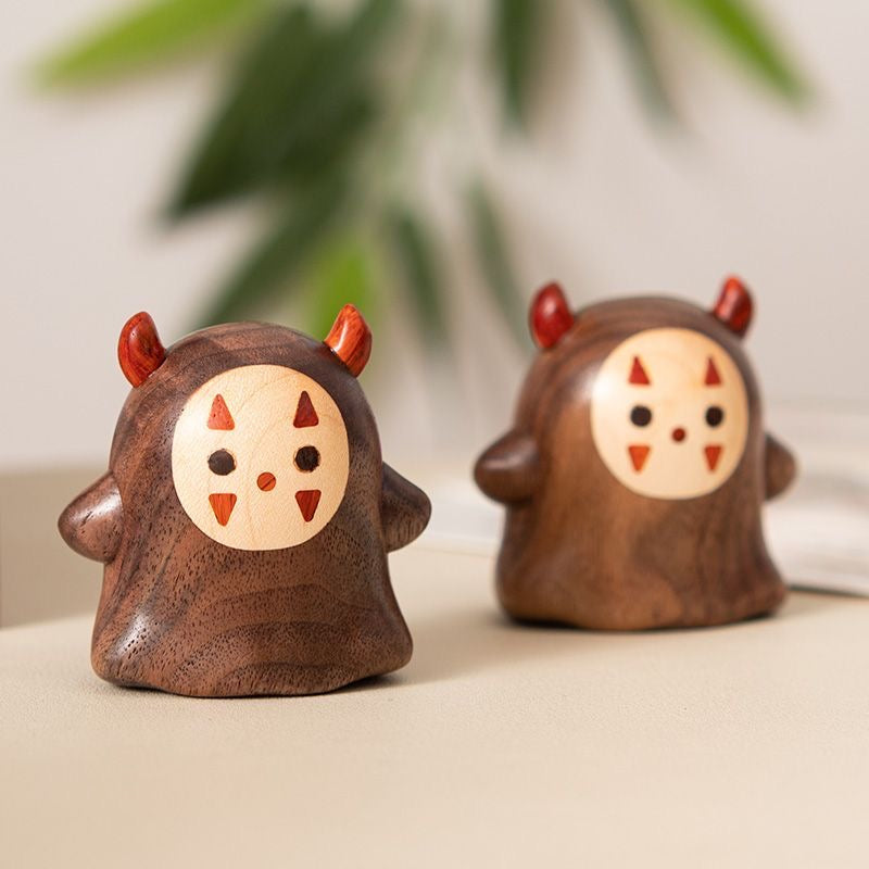 No-Face Walnut Ornament
