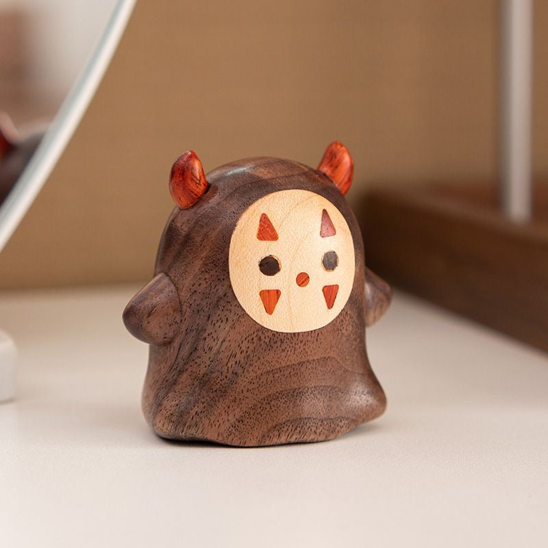 No-Face Walnut Ornament