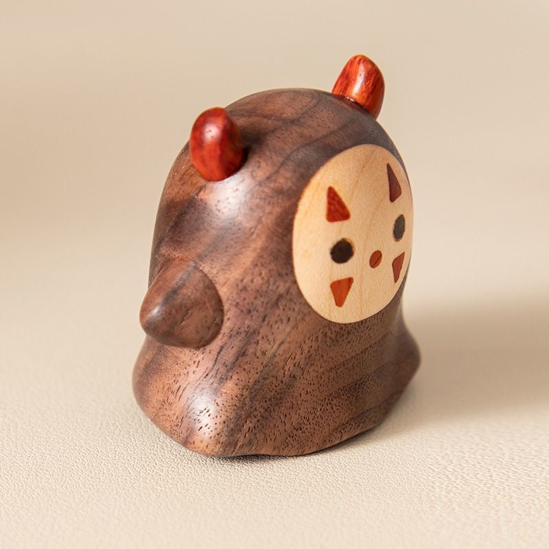 No-Face Walnut Ornament