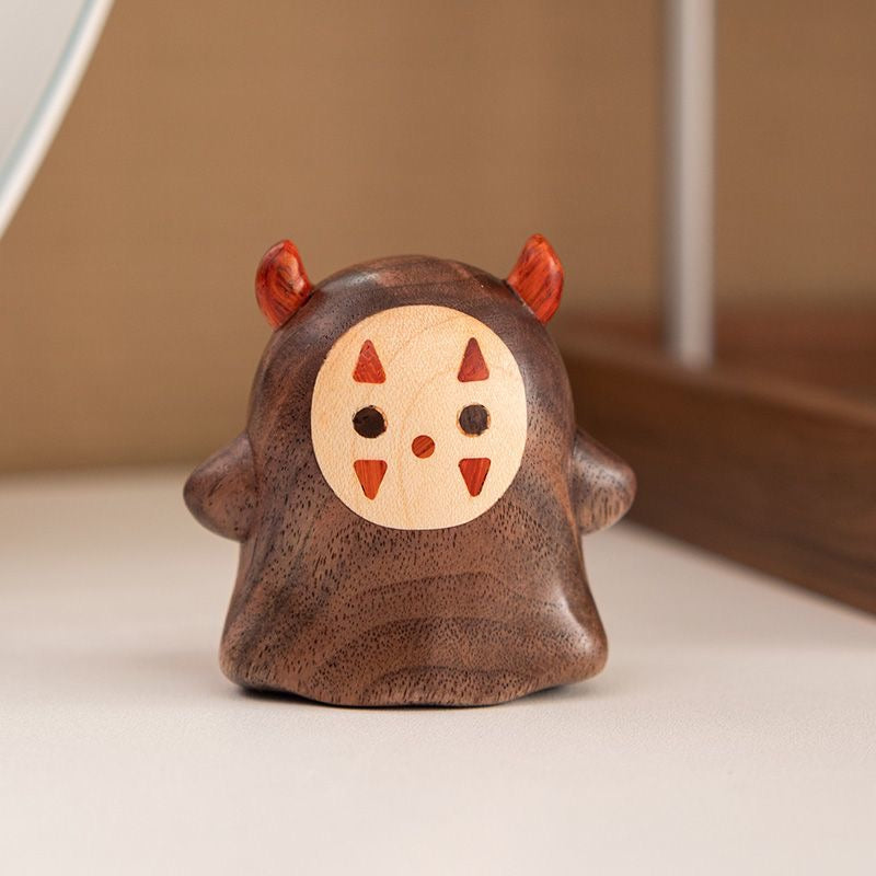 No-Face Walnut Ornament