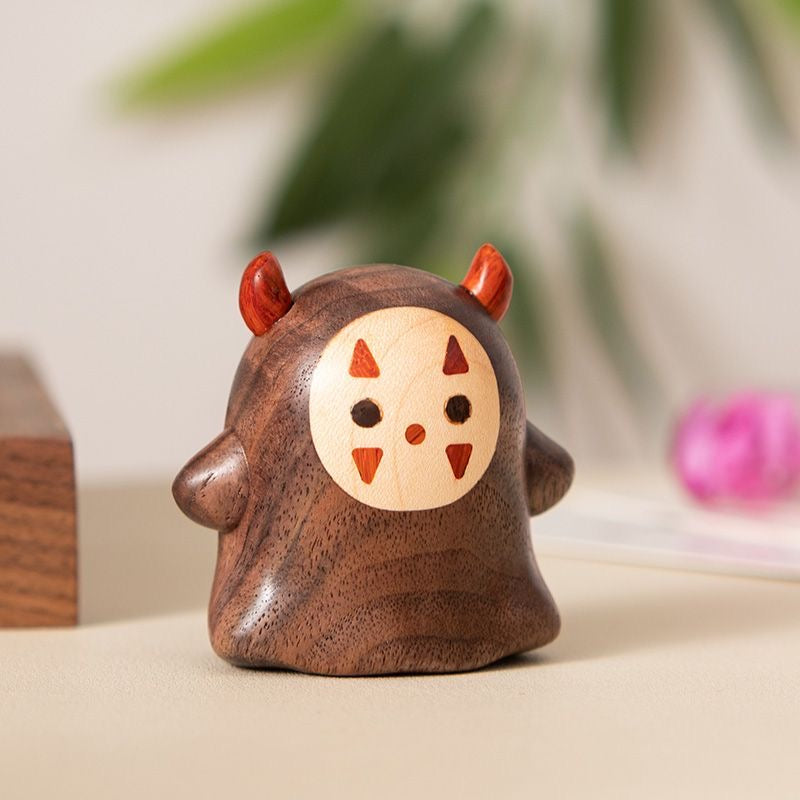 No-Face Walnut Ornament