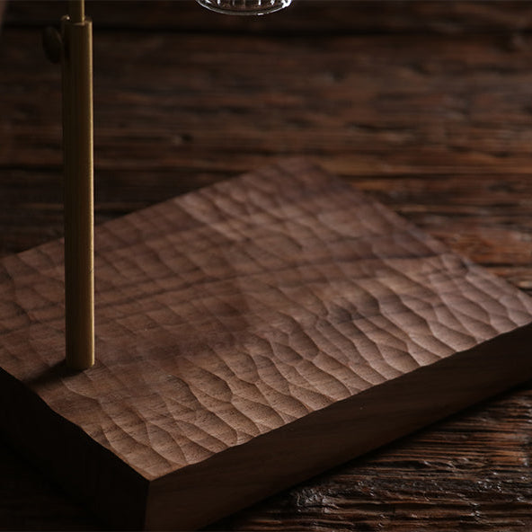 KAVÉ Handcrafted Walnut V60 Coffee Dripper Stand