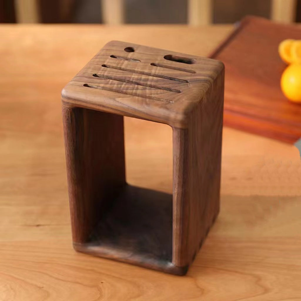 Cleave Solid Wood Knife Block