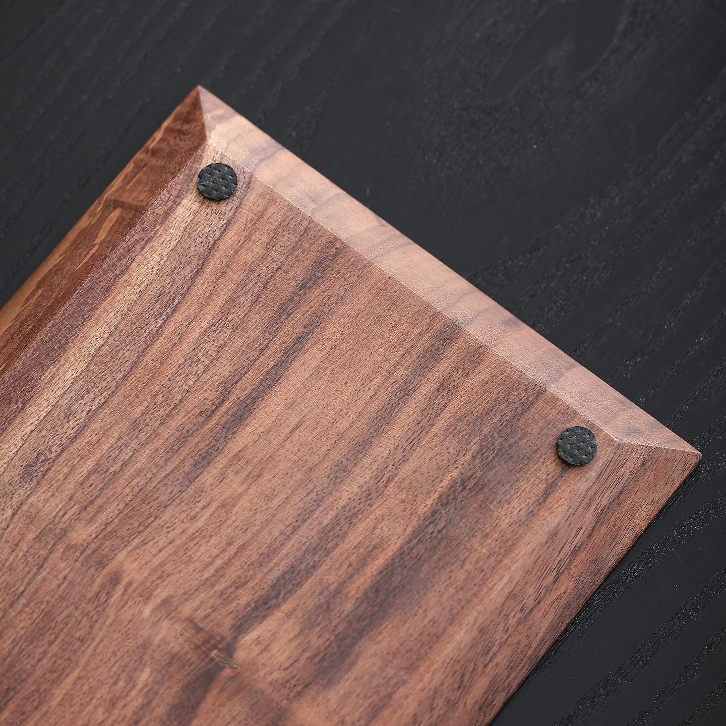 Rishi Textured Walnut Tea Tray