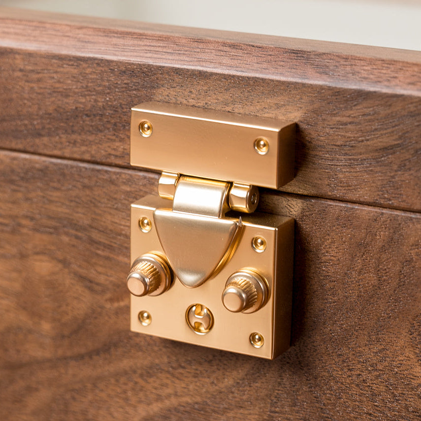 Nova Minimalist Walnut Bangles Jewelry Box