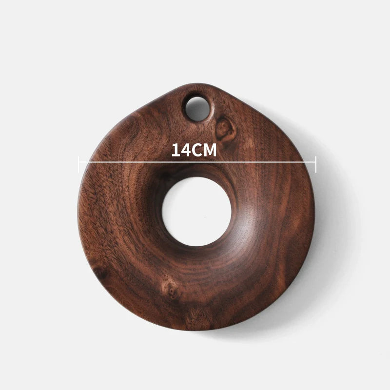 Hollow Minimalist Walnut Wood Trivet